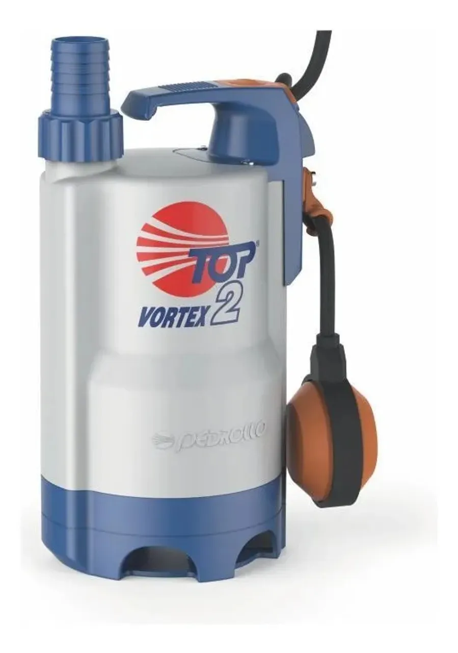 Bomba Submersível Pedrollo Top2 Vortex M 220v 0,37kw 1/2cv