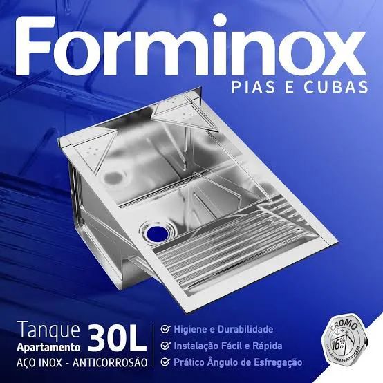 TANQUE AÇO INOX TIPO APARTAMENTO FORMINOX FORMINOX  - Foto 2