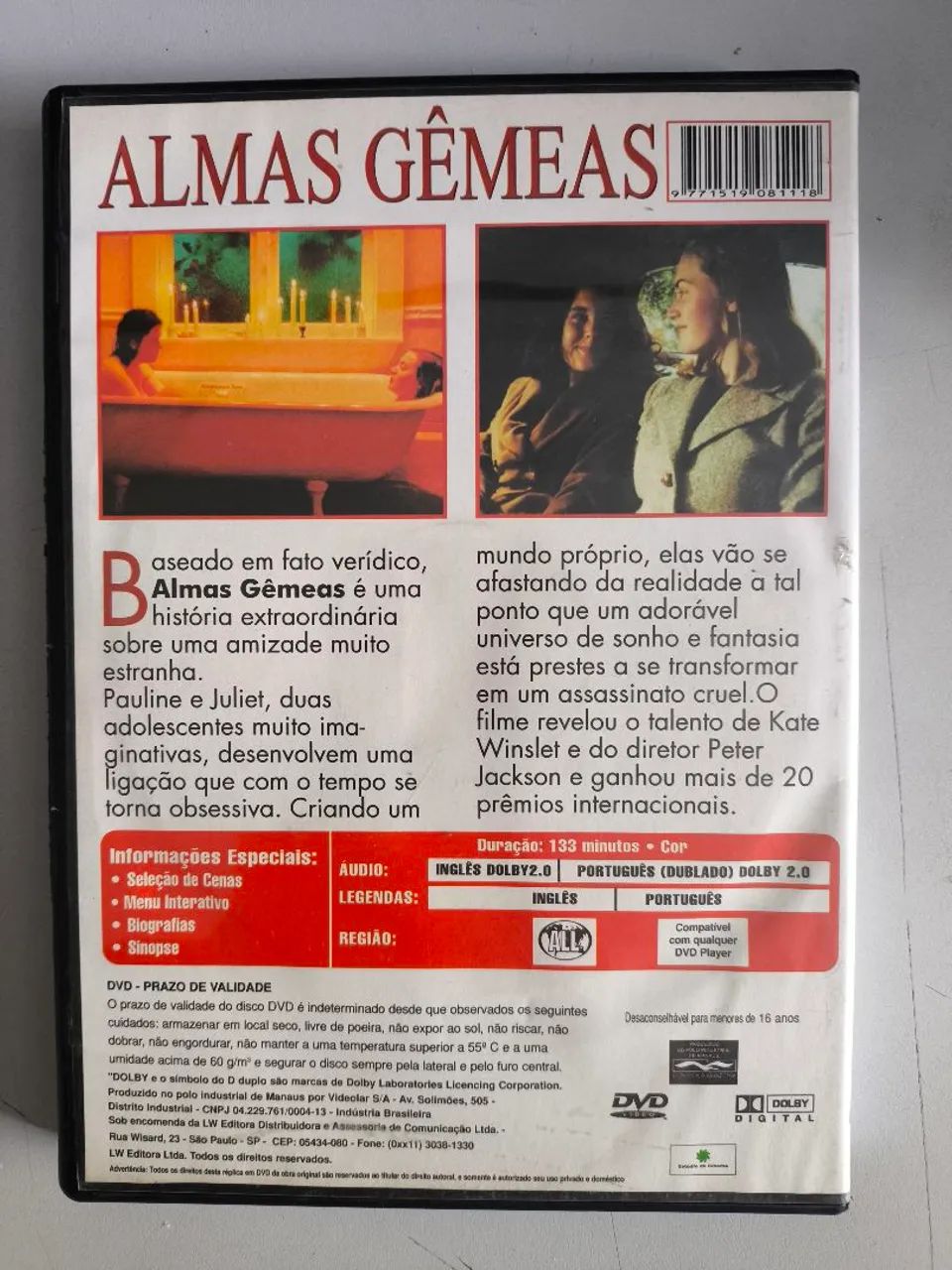 Dvd Almas Gêmeas  - Foto 2