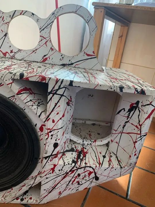 Caixa de som com alto falante  - Foto 4