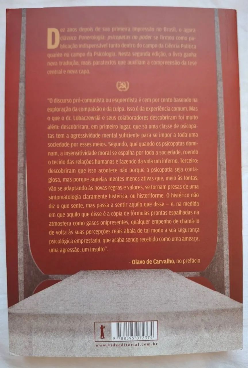 Livro Ponerologia: Psicopatas no poder (2ª Edição) Capa comum - Foto 2