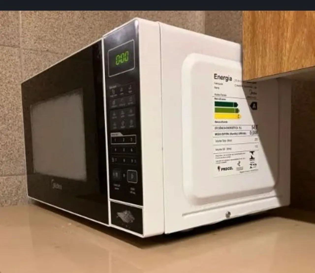 Microondas Midea 20L, Branco