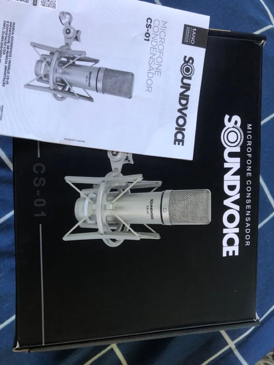 Microfone profissional condensador CS-01 Soundvoice - Foto 2