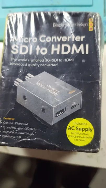 Conversor Micro SDI para HDMI - Blackmagic Desig 250,00n