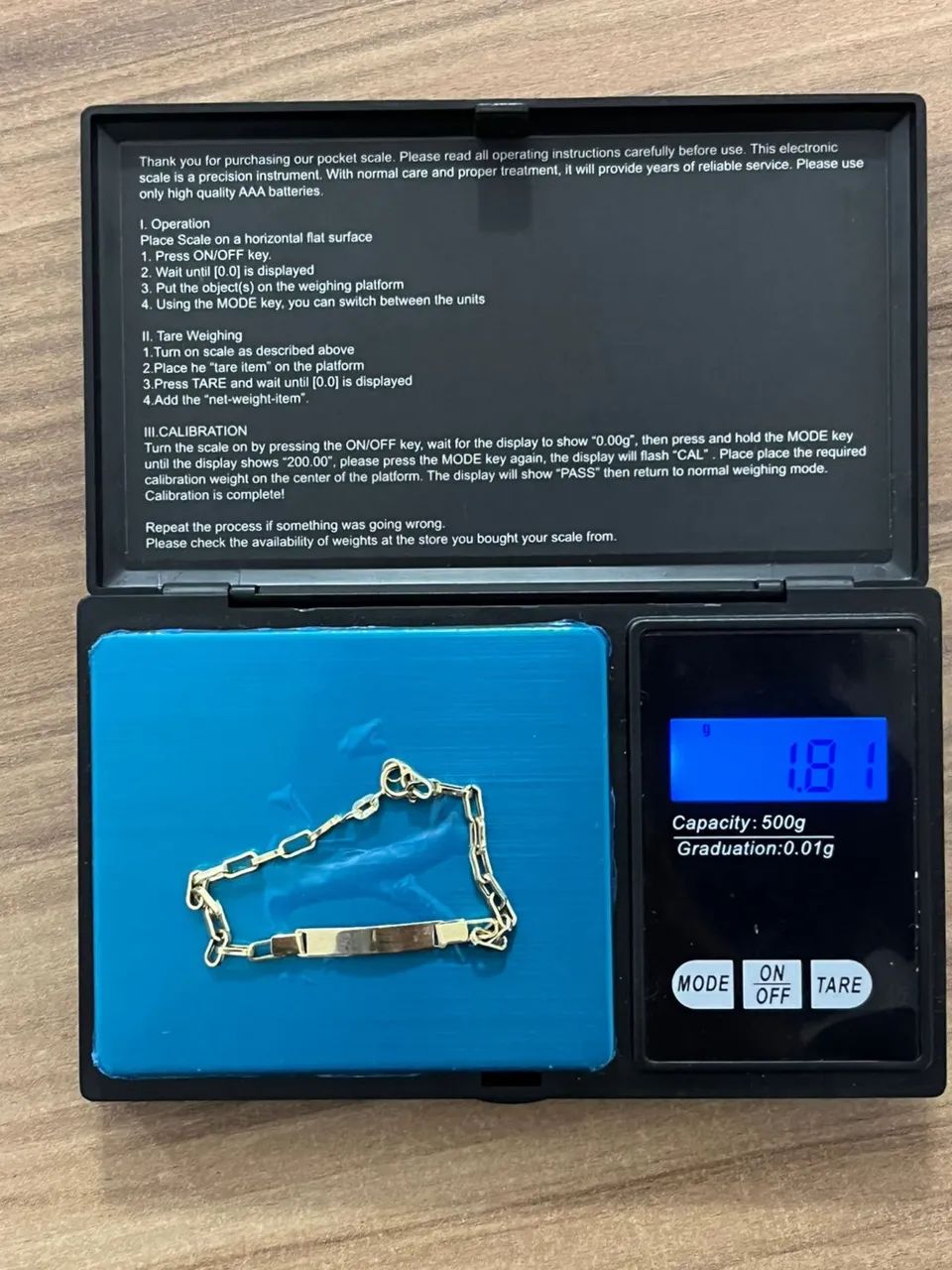 Pulseira Infantil de Ouro 18k  - Foto 4