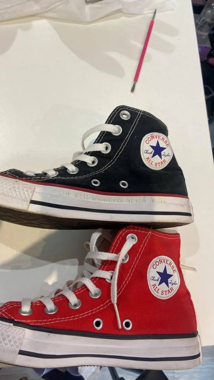 Tênis All Star veste 33 e 34 - Foto 2
