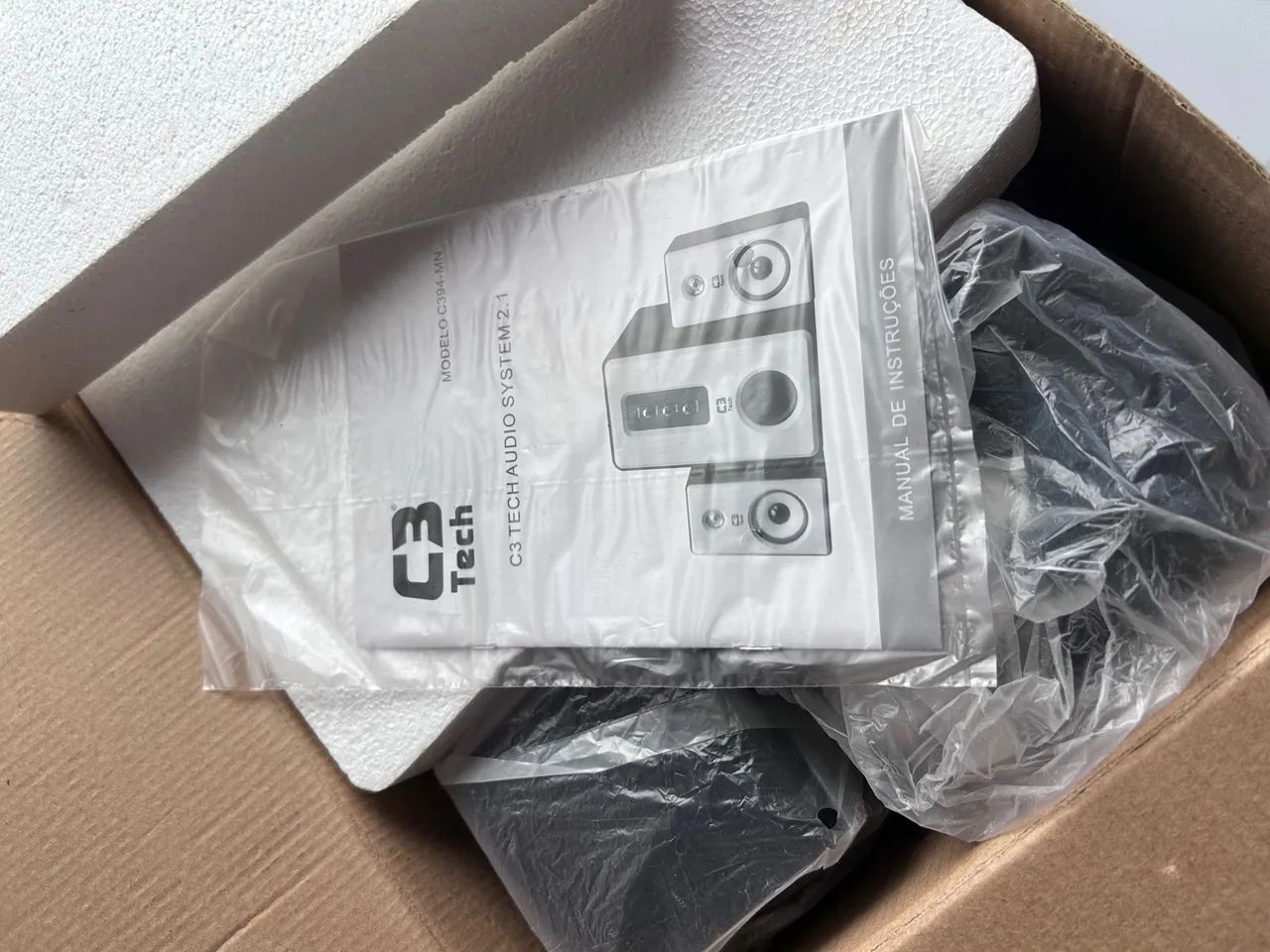 2.1 Subwoofer Speaker System C3 Tech C394-MN 28W RMS Black/White64167707217282123