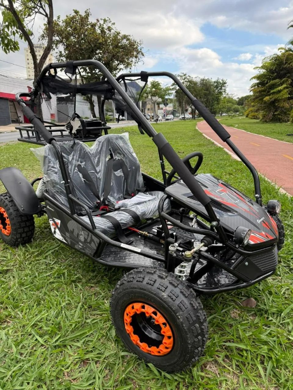 Mini Buggy A Gasolina 9,5hp 4 Tempos Com Ré Go Kart 0 Km - Tratores e ...