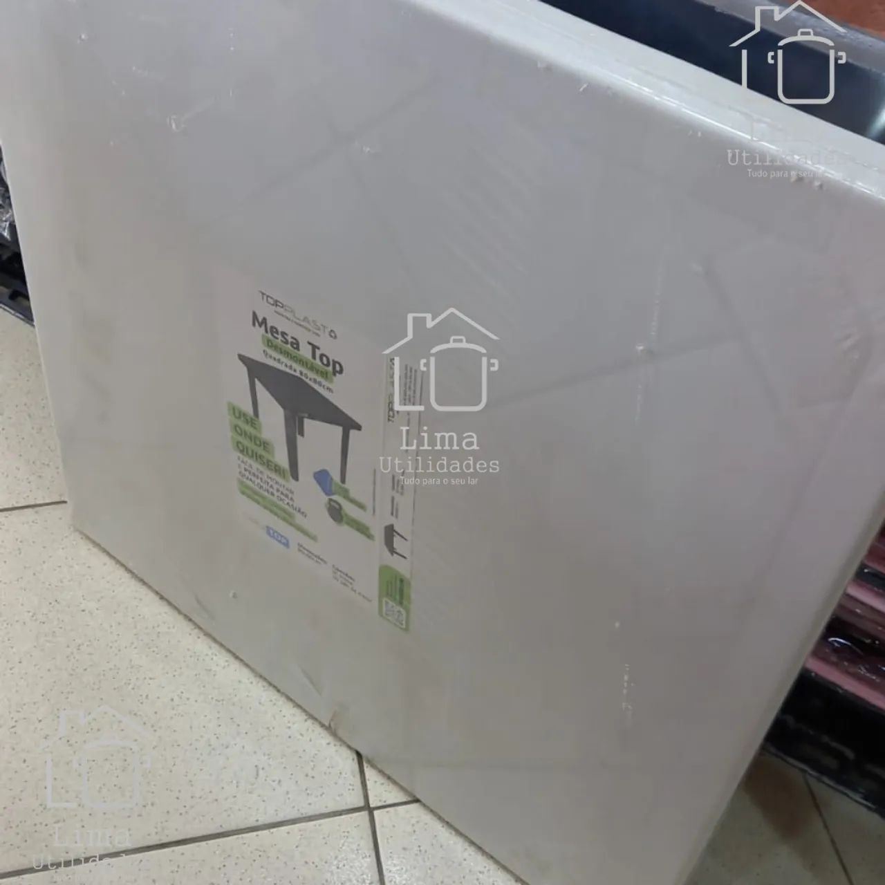 Mesa  Desmontável 80x80x74cm - Foto 5