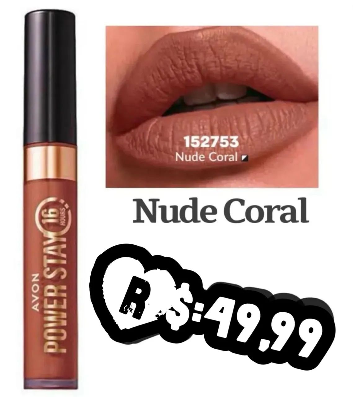 Batons POWER STAR AVON 16 HORAS R$:49,99 cada - Foto 2