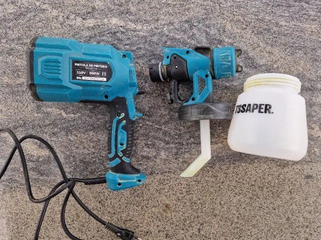 Pistola de pintura elétrica TSSAPER (modelo TP550110) - Foto 4