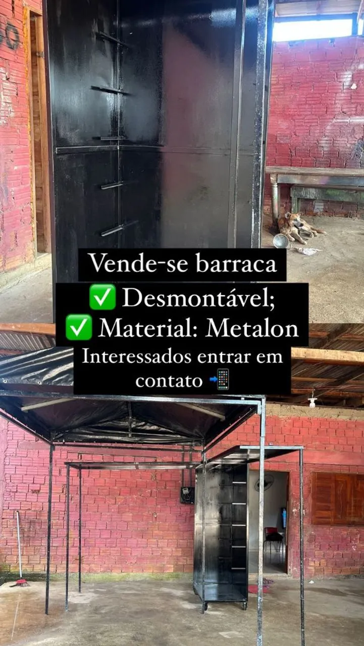 Vendo barraca pra negócio