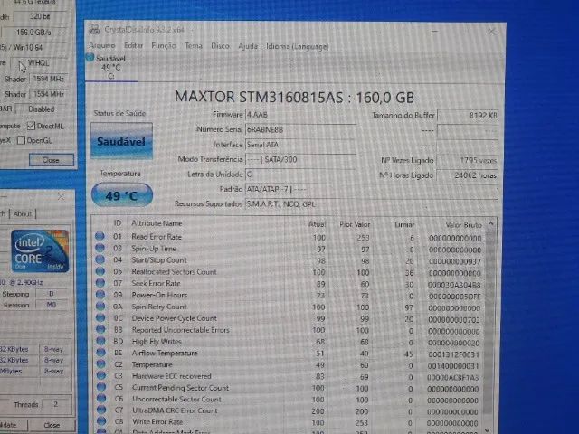 Kit Básico PC - Intel Core 2 Duo - Placa mãe Gigabyte - 2gb ram - 160gb hd - Foto 2