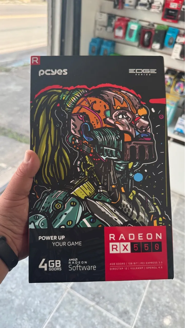 Placa de Vídeo PcYes Radeon RX 550 4GB