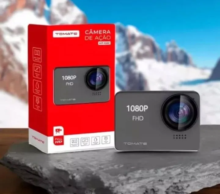 Câmera de Ação Tomate 1080P FHD