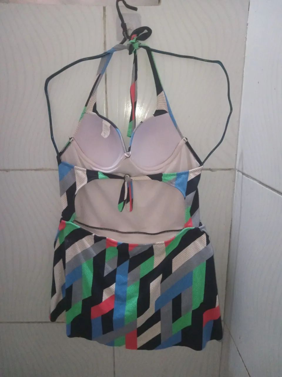 Maiô com Saia Estampado Feminino M  - Foto 2