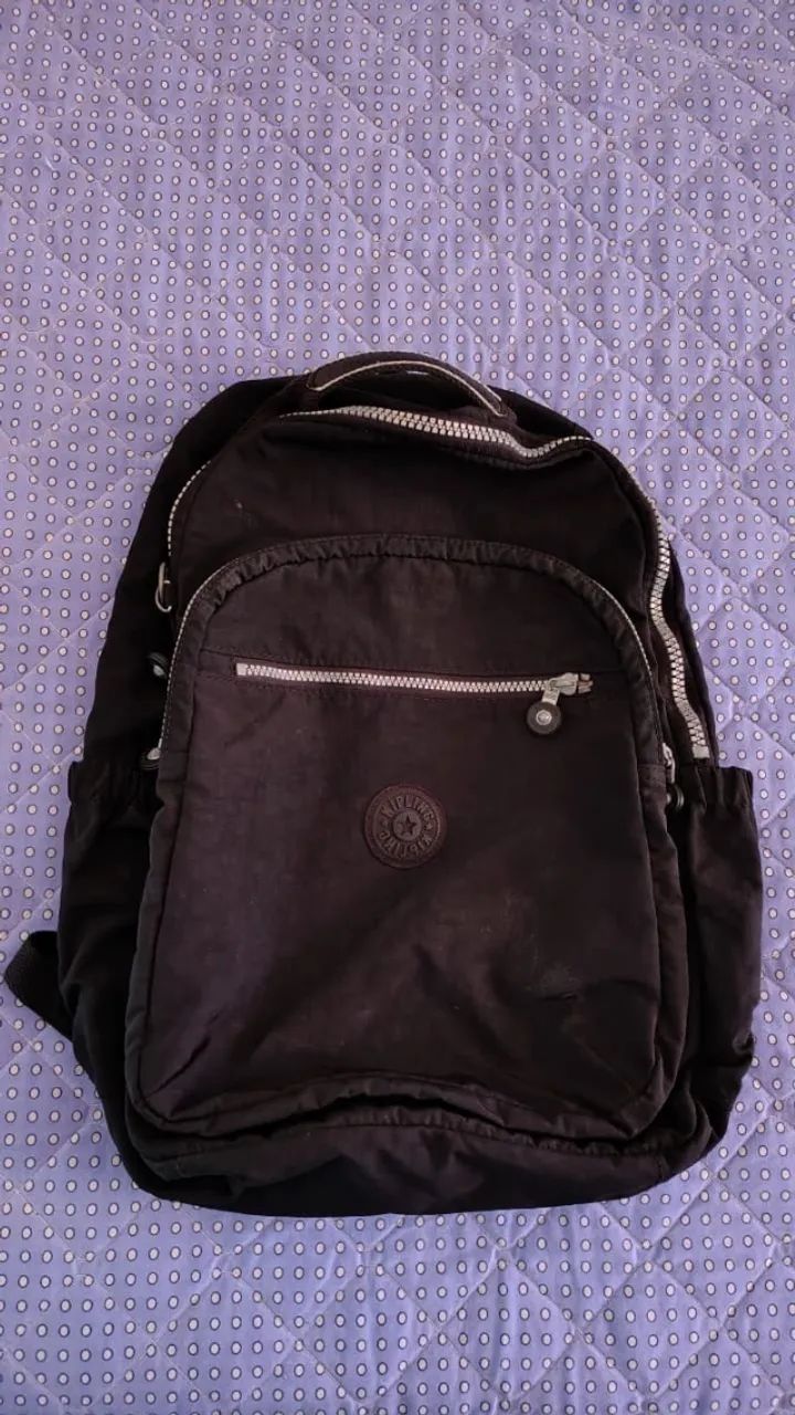 mochila kipling seoul xl preta