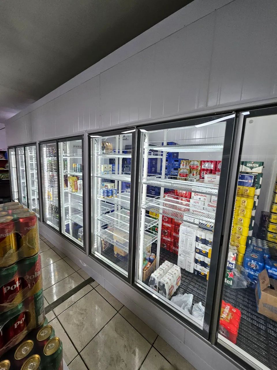 Câmara Fria porta de vidro Wallkin cooler