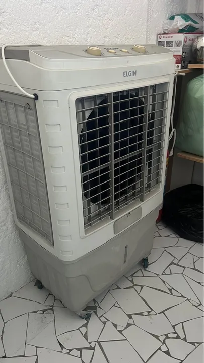 Climatizador De Ar Portátil 177w 65l 60m² Big Air Elgin 220V