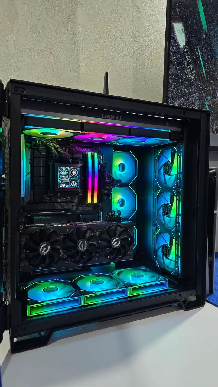 Pc Gamer i5-14600k, 32GB 6400MHz, Z790 Tuf, RTX3090, NVME 1TB 4.0, WC Tela IPS, Fonte 1000 - Foto 2