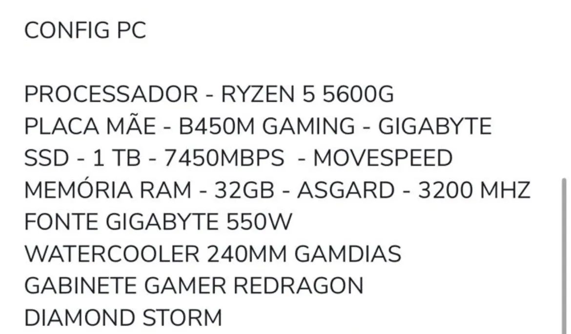 Pc gamer bom e barato 64263934214146122