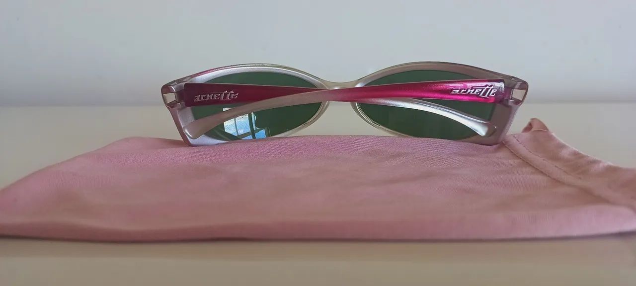 R$ 550,00 Óculos ARNETTE SWINGER Pink/Prata, Raridade. - Foto 5