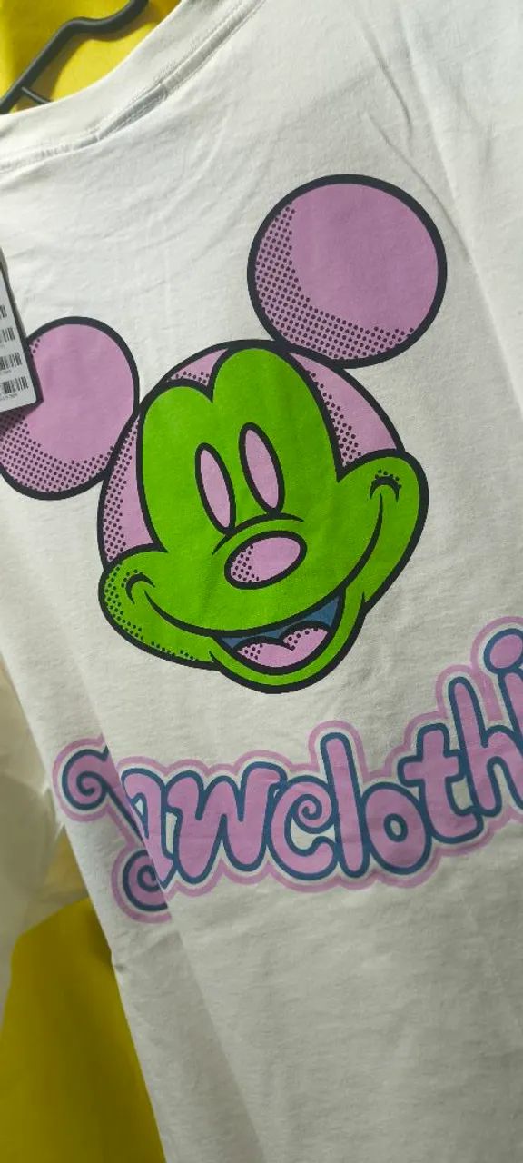 Camiseta FUN BAW X DISNEY Off White G - Foto 5