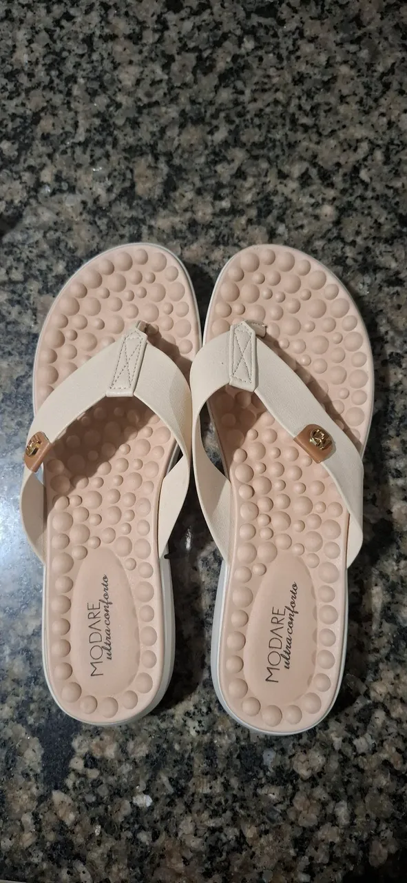Chinelo Feminino Modare Ultra Conforto - Bege