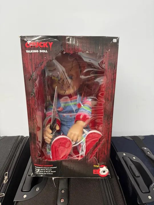 Bonecos falantes Chucky e Tiffany - Colecionáveis - Foto 2