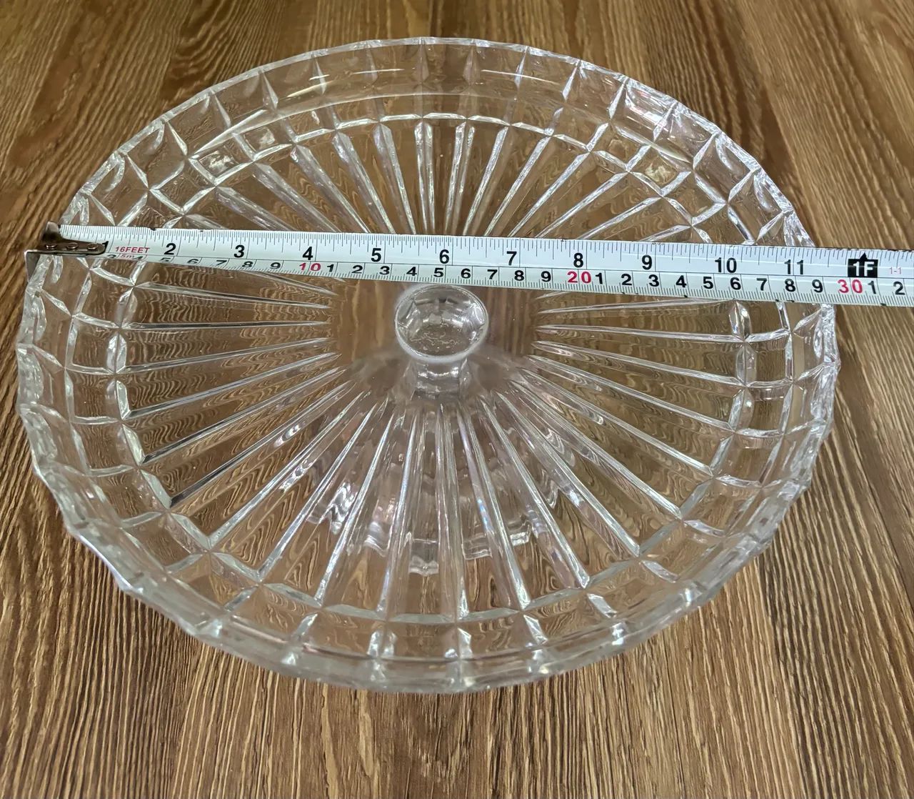 Fruteira/Porta-bolo de cristal  - Foto 6