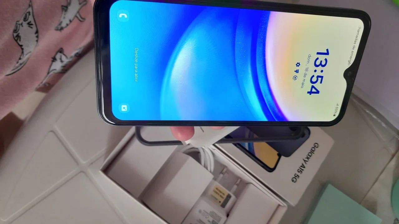 Oportunidade A15 5G 256G 8 RAM cx 'Garantia td original  case protetora já  - Foto 3