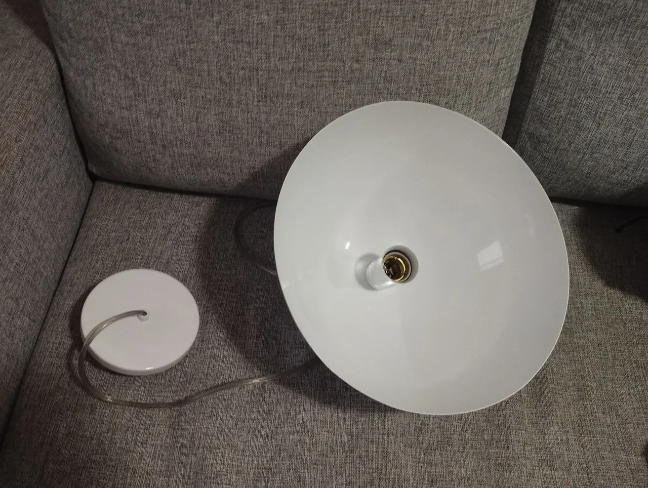 Luminária Pendente Branca Moderna