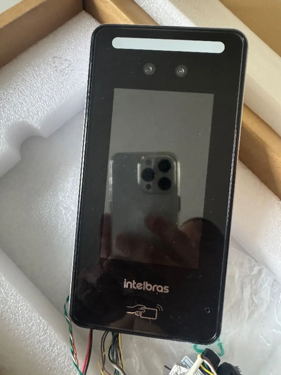 Controlador de Acesso Facial Intelbras SS 3540 MF Face EX duas unidades