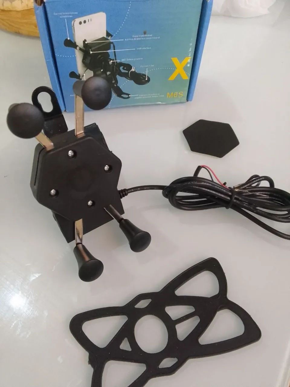SUPORTE CELULAR MOTO COM USB Para MOTOAPP ARACAJU-SE - Foto 3