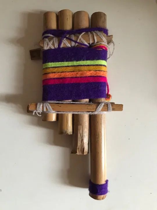 Flauta peruana artesanal de bambu
