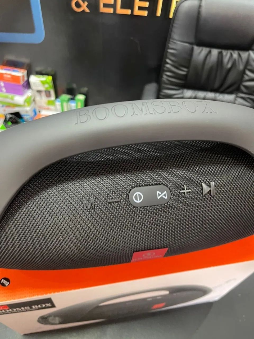 Caixa de Som Portátil Boombox - Foto 3