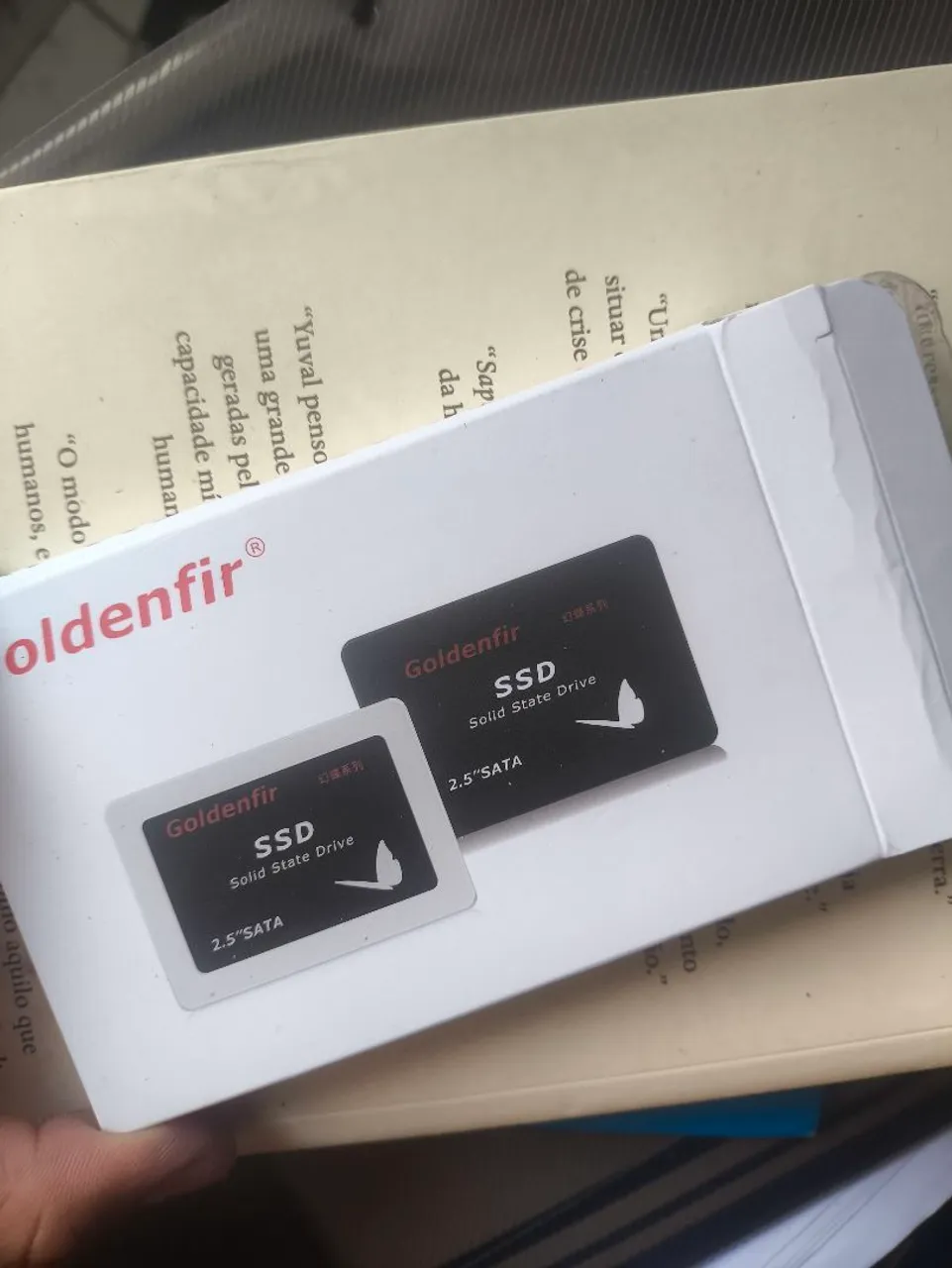 SSD de 256 GB da marca Goldenfir 2.5" SATA