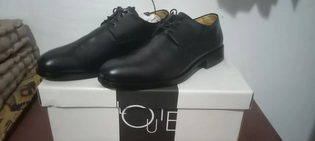 Sapato Derby Louie Preto - Foto 4