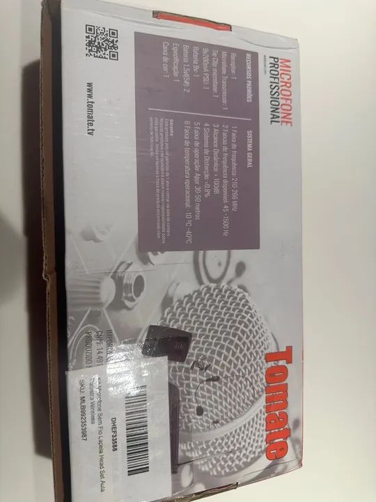 Microfone Lapela Sem Fio Tomate MT-2201 - Foto 2