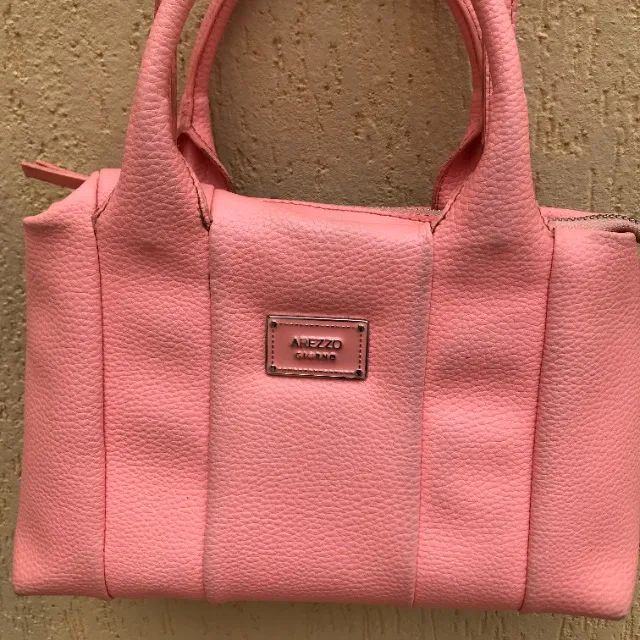 Bolsa Arezzo Giorno Rosa Claro Lisa (Usado)