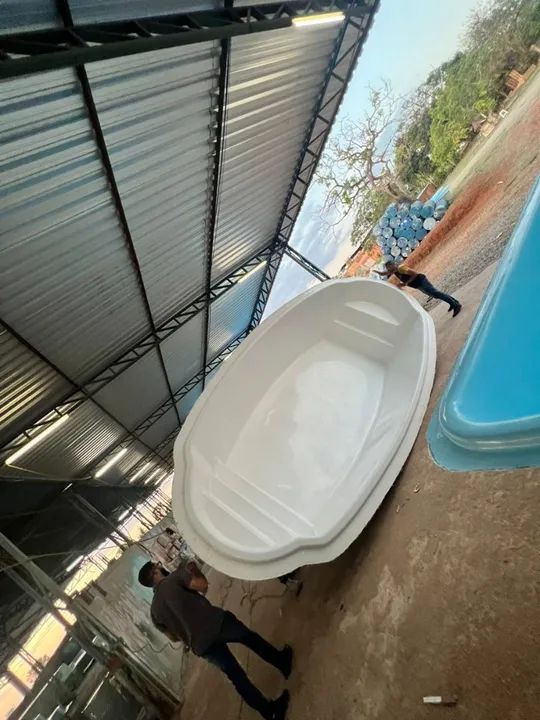 Piscina de Fibra de Vidro - Nova! Crytal 6 metros 