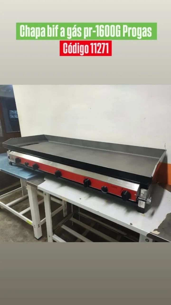 CHAPA BIF A GAS PR 1600G PROGAS NOVA