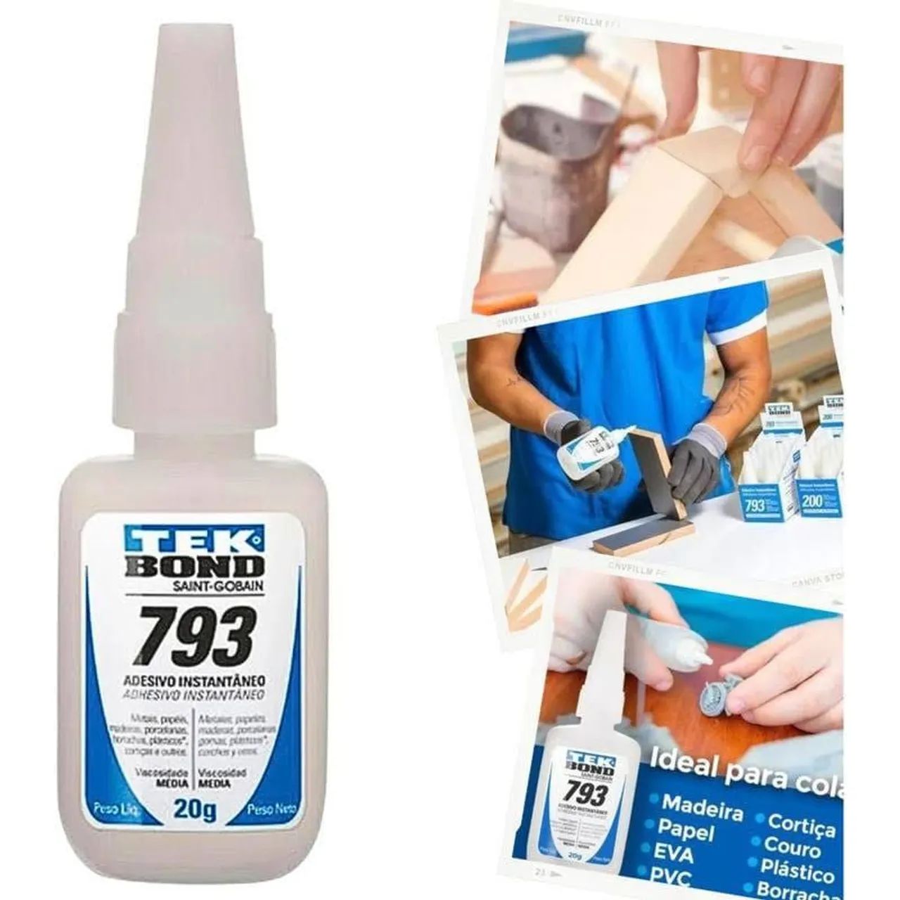 Cola Tek Bond 793 20g - Instantânea