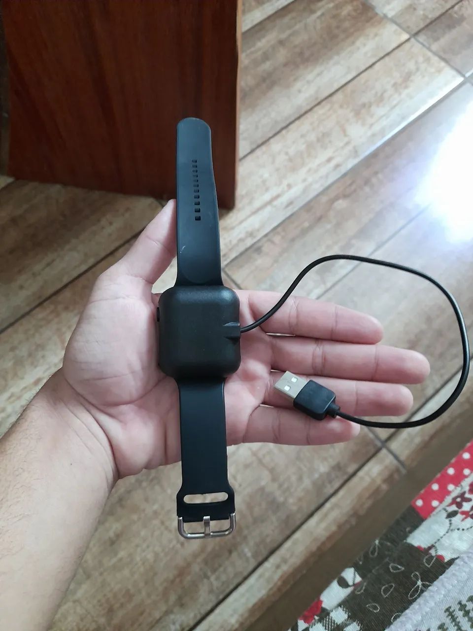 Relógio preto Smart Watch  - Foto 3