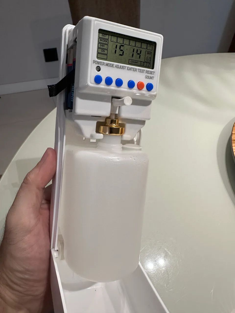 Máquina De Aromatização Digital Automática Líquido Tempo Cor Branco - Foto 5