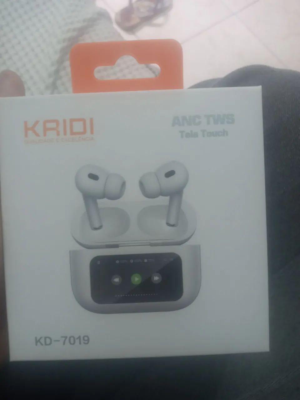 Fone de Ouvido Bluetooth Kridl KD-7019 TWS - Novo