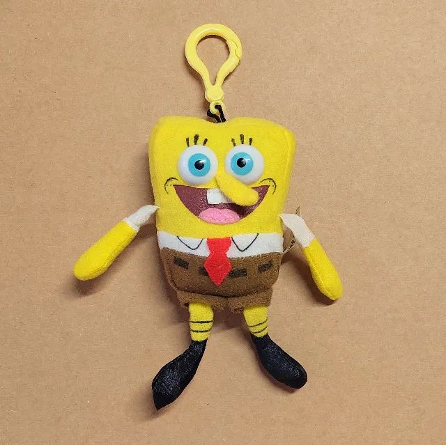 brinquedo - pelúcia chaveiro Bob Esponja (usada)
