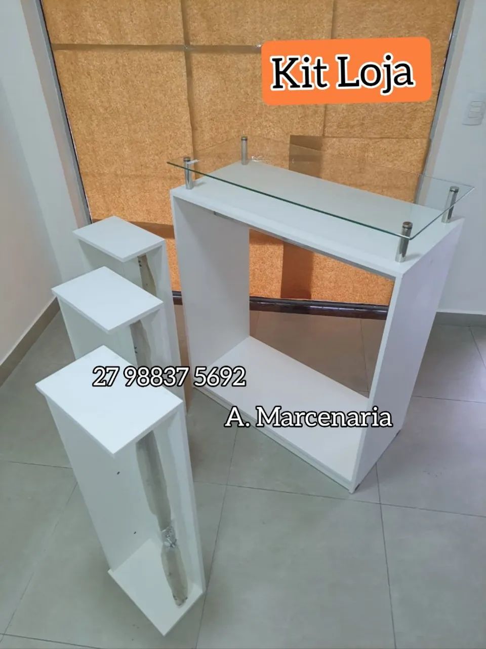 Kit Loja (1 Ilha central + 3 araras)