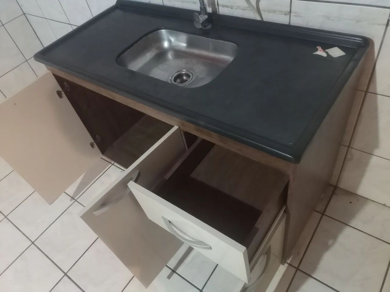 Armário de Cozinha com Pia e Gave vouta