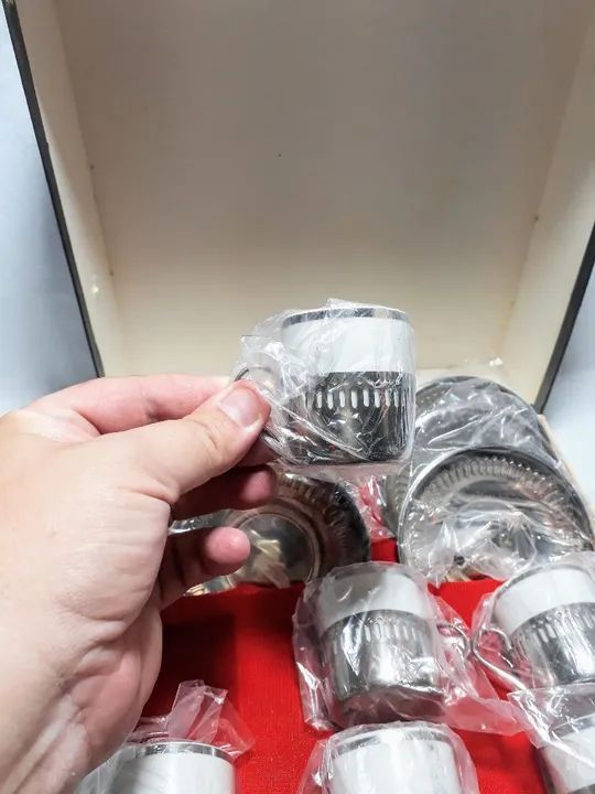 Antigo conjunto de xícara Bel Prata - Foto 3